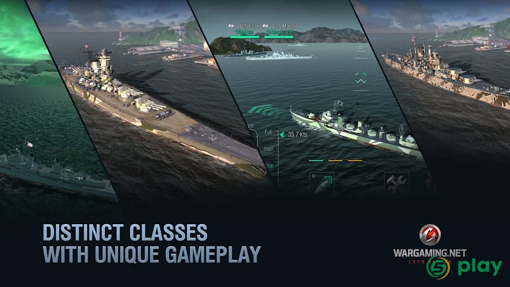 World of Warships Blitz: военно-морской MMO шутер — скриншот 3