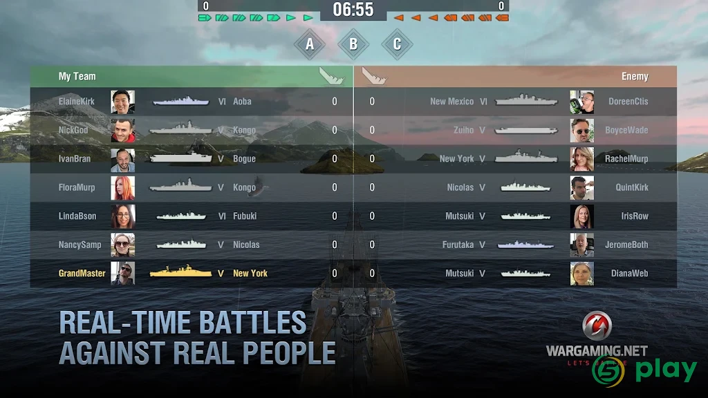 World of Warships Blitz: военно-морской MMO шутер — скриншот 5