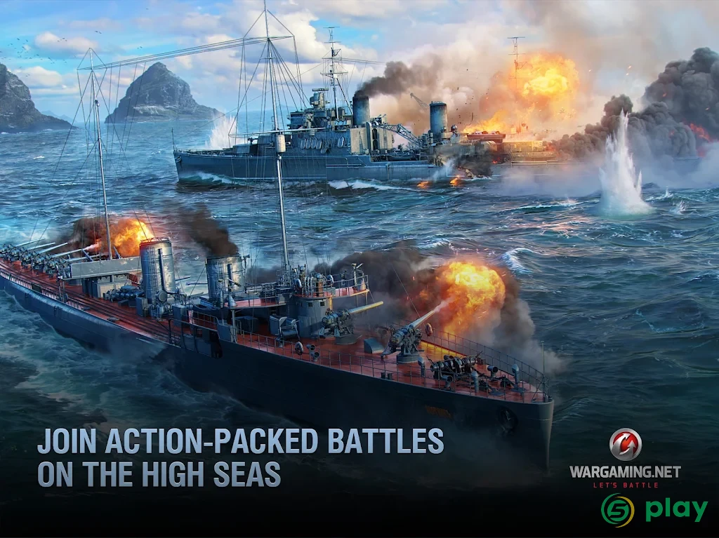 World of Warships Blitz: военно-морской MMO шутер — скриншот 8