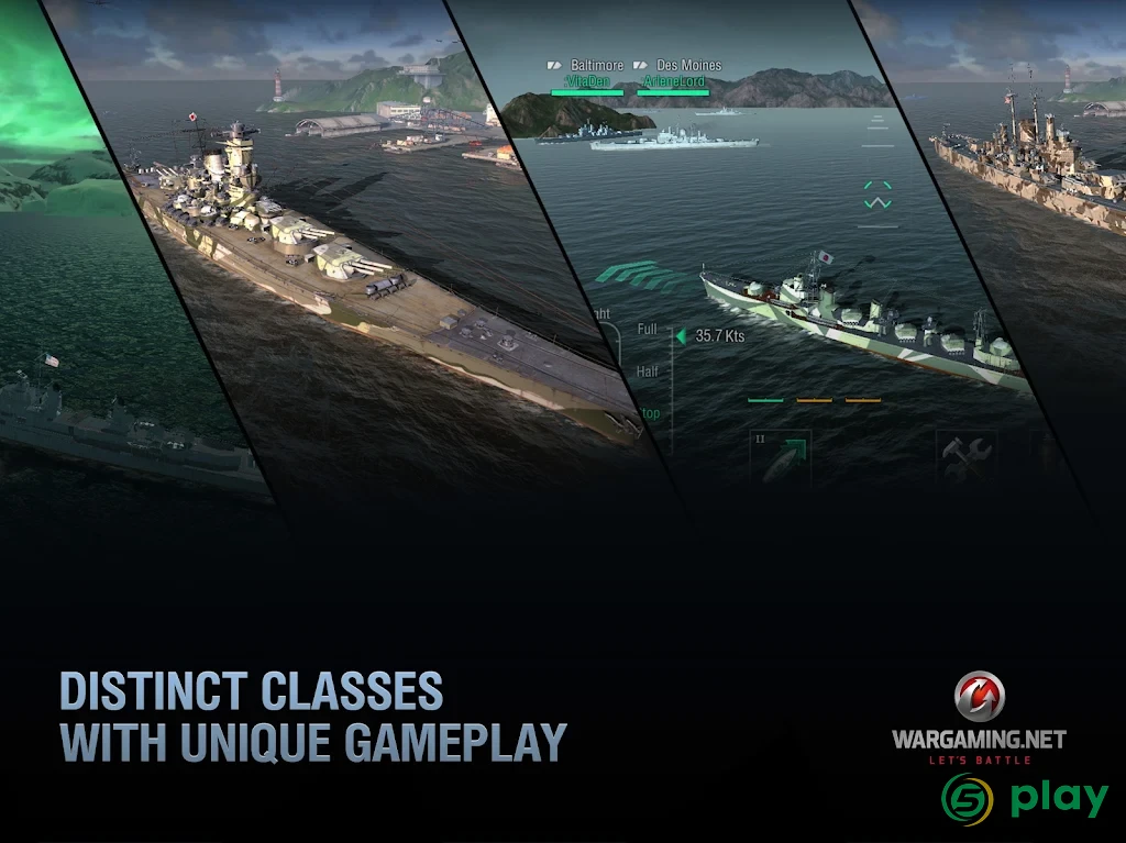 World of Warships Blitz: военно-морской MMO шутер — скриншот 9