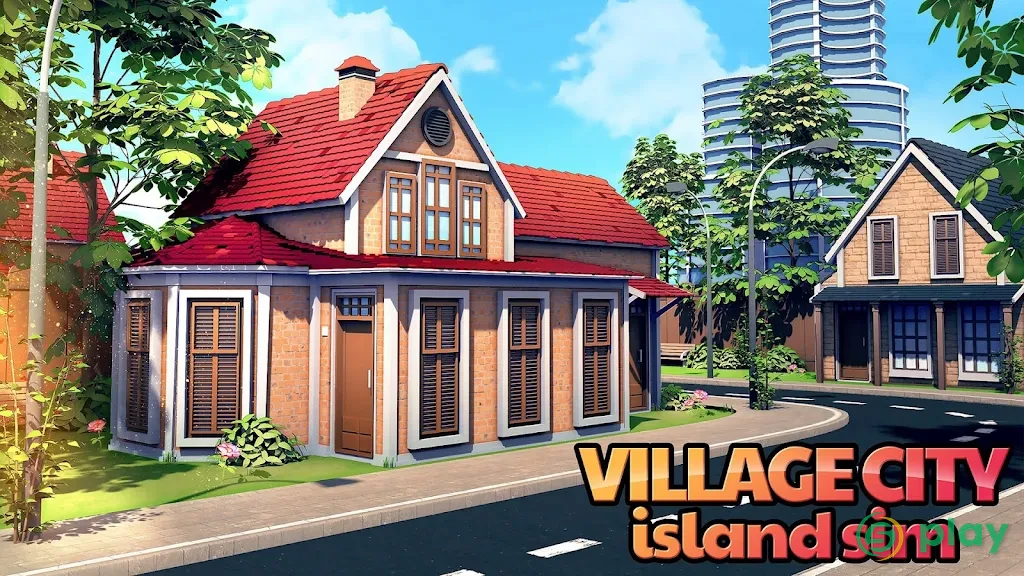 Вилидж-сити остров Сим Village City Simulation — скриншот 1