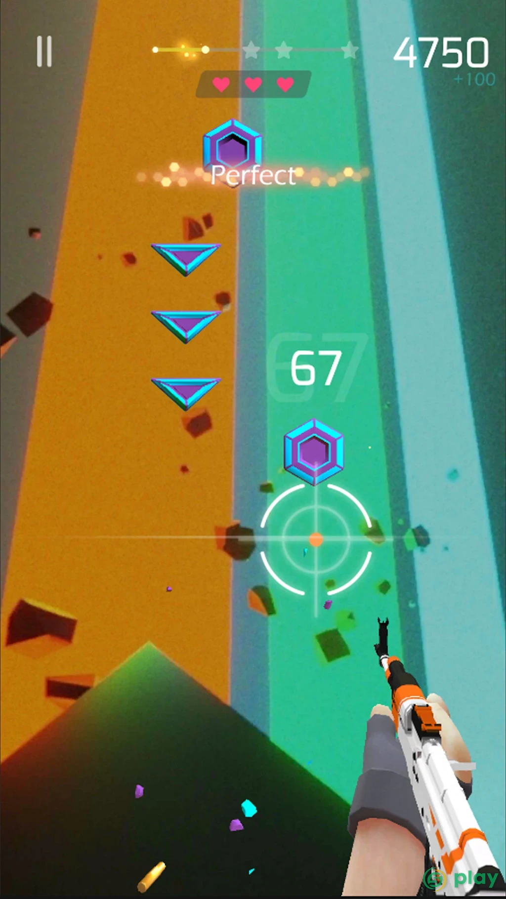 Beat Shooter - Gunshots Rhythm Game — скриншот 3