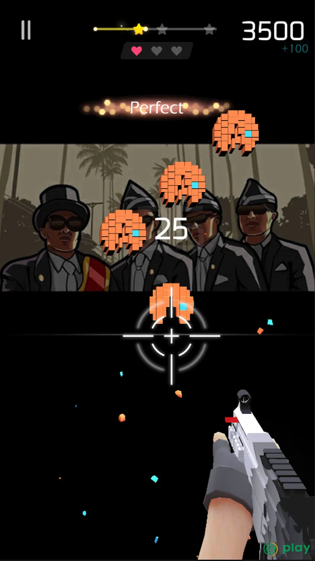 Beat Shooter - Gunshots Rhythm Game — скриншот 4
