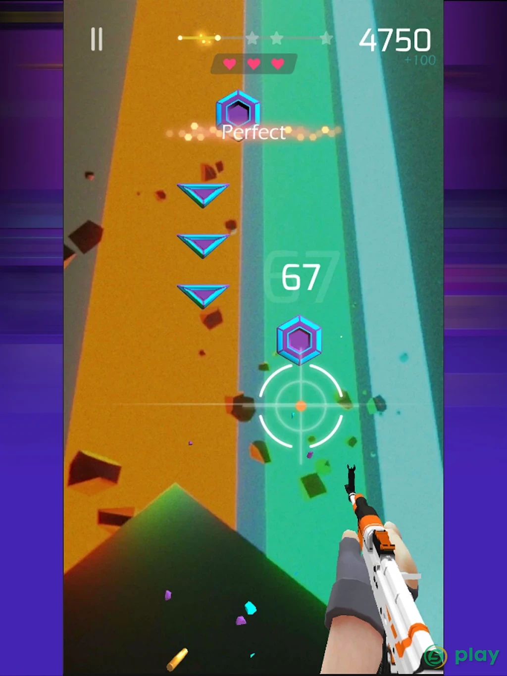 Beat Shooter - Gunshots Rhythm Game — скриншот 8