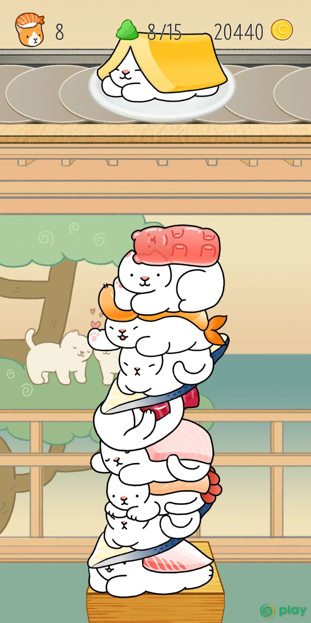Neko Sushi - Stack Game — скриншот 2