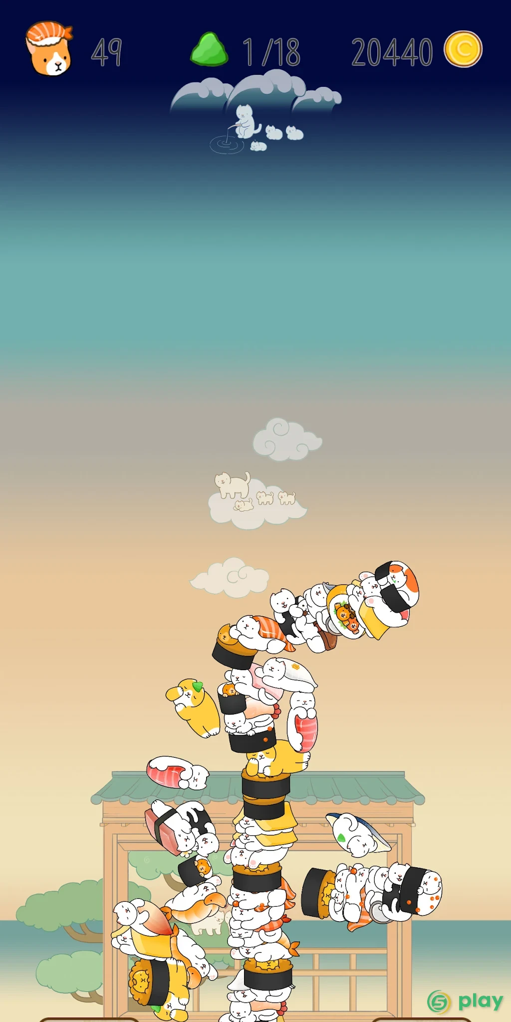 Neko Sushi - Stack Game — скриншот 5