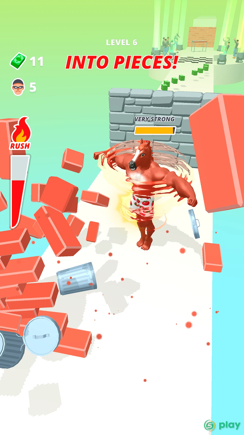 Muscle Rush - Разрушительный раннер — скриншот 6
