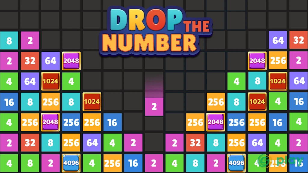 Drop The Number : Merge Game (Бросьте число) — скриншот 8