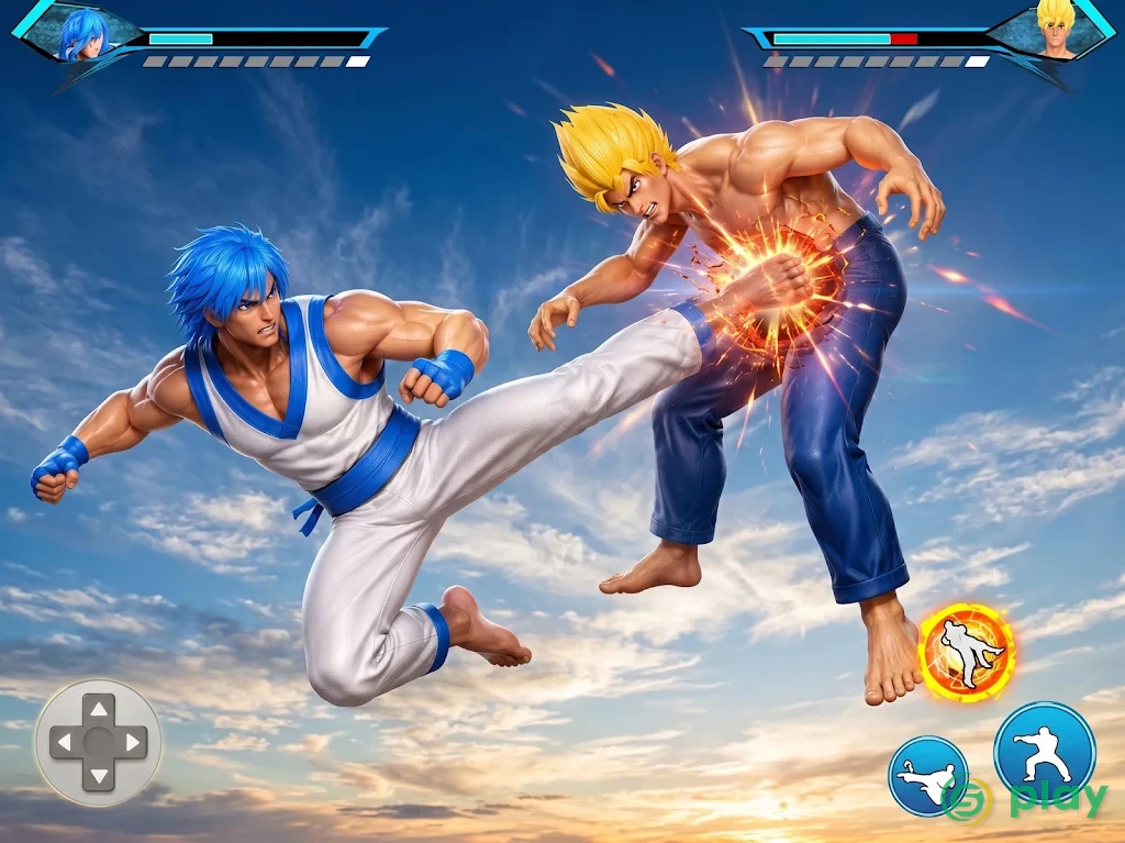 Karate King Борьба Игры: Супер кунг-фу Борьба — скриншот 11