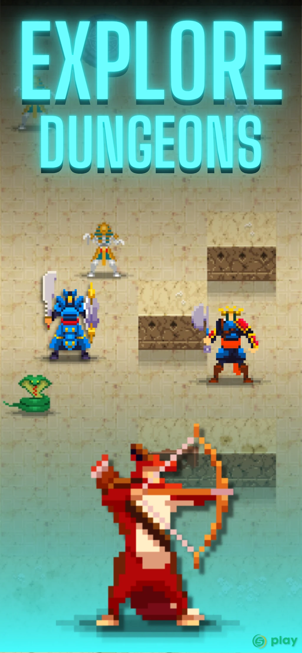 Dunidle: Idle pixel dungeon — скриншот 1