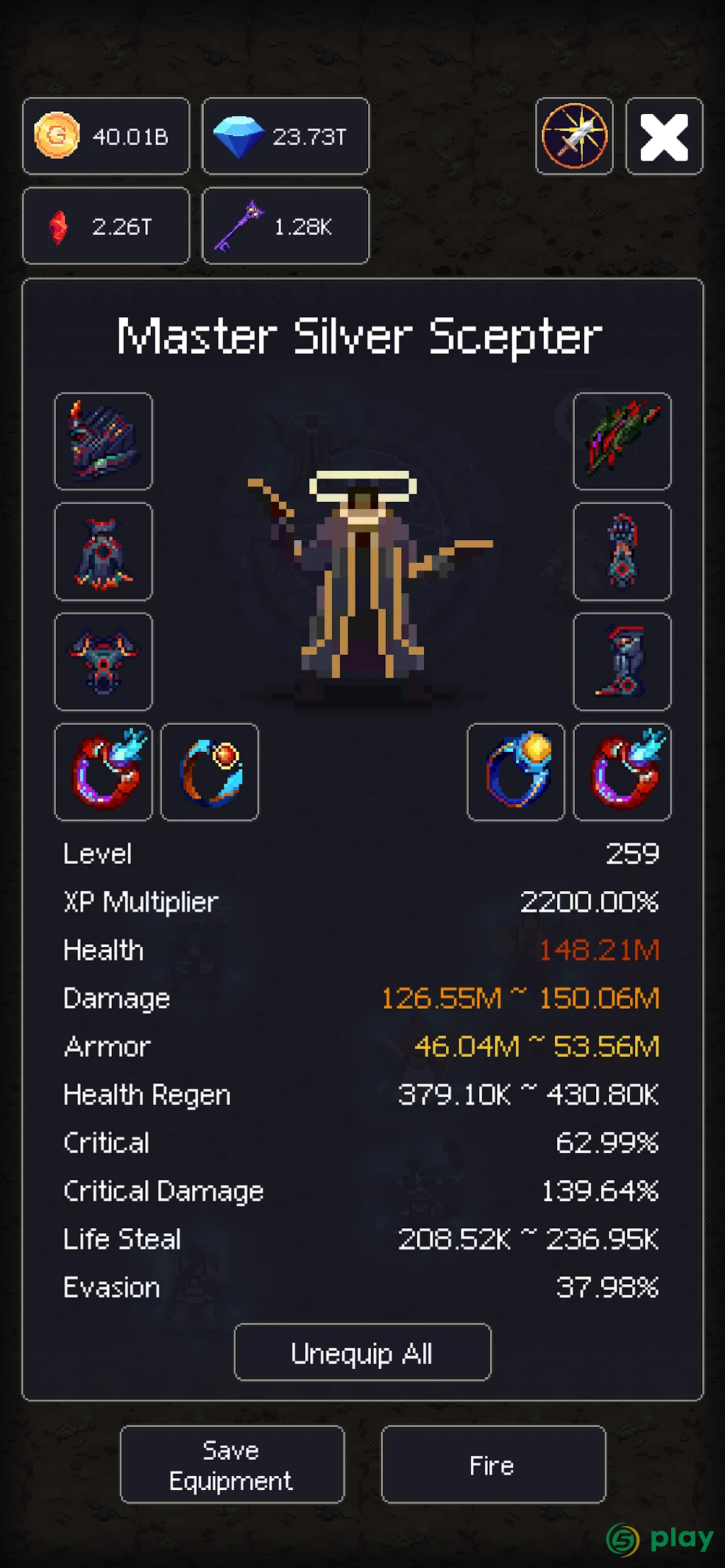 Dunidle: Idle pixel dungeon — скриншот 7