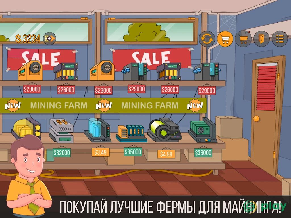 Майнер - симулятор жизни, бизнес игра, кликер — скриншот 11