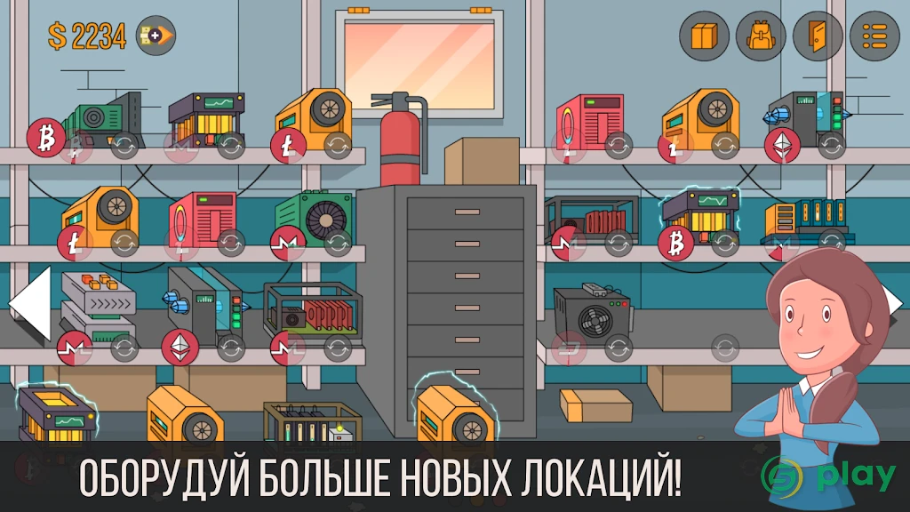 Майнер - симулятор жизни, бизнес игра, кликер — скриншот 5