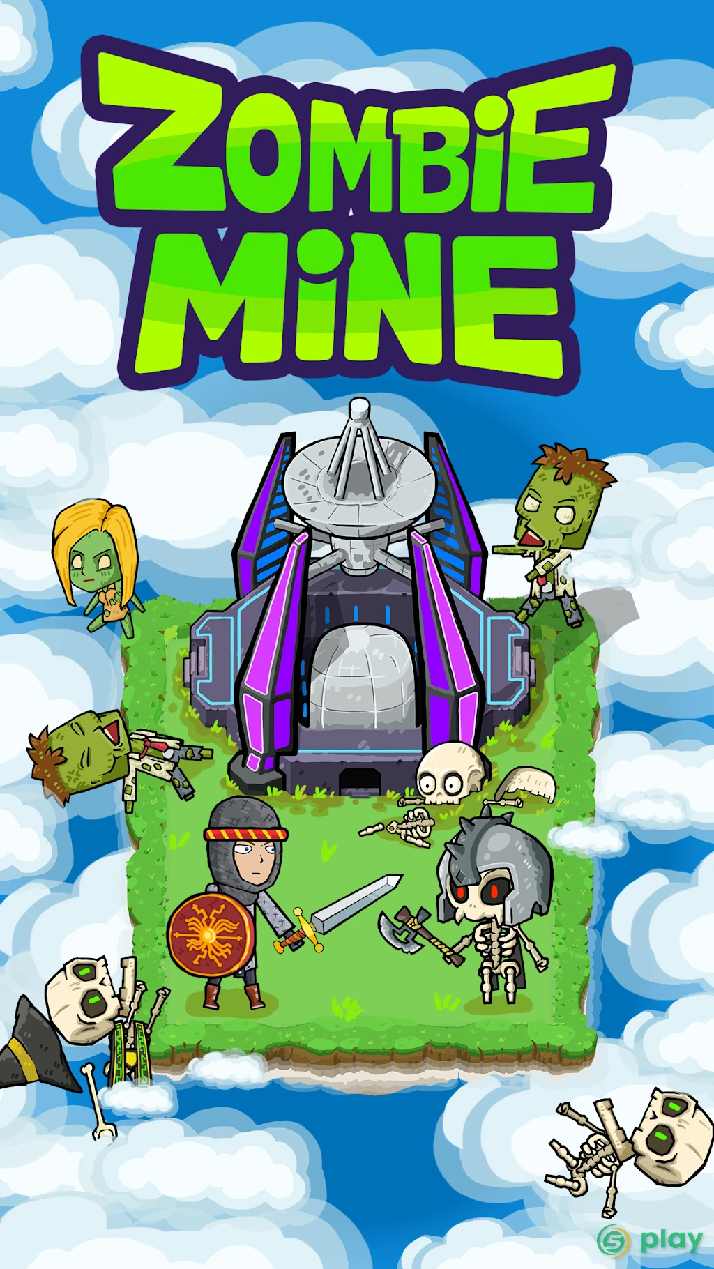 Zombie Mine - survival craft — скриншот 1