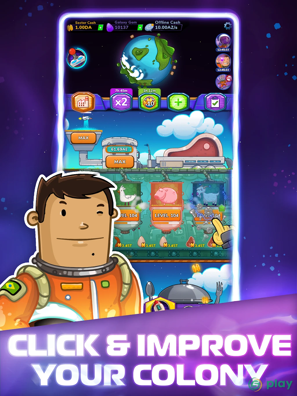 Endless Colonies: Idle Space Explorer — скриншот 11