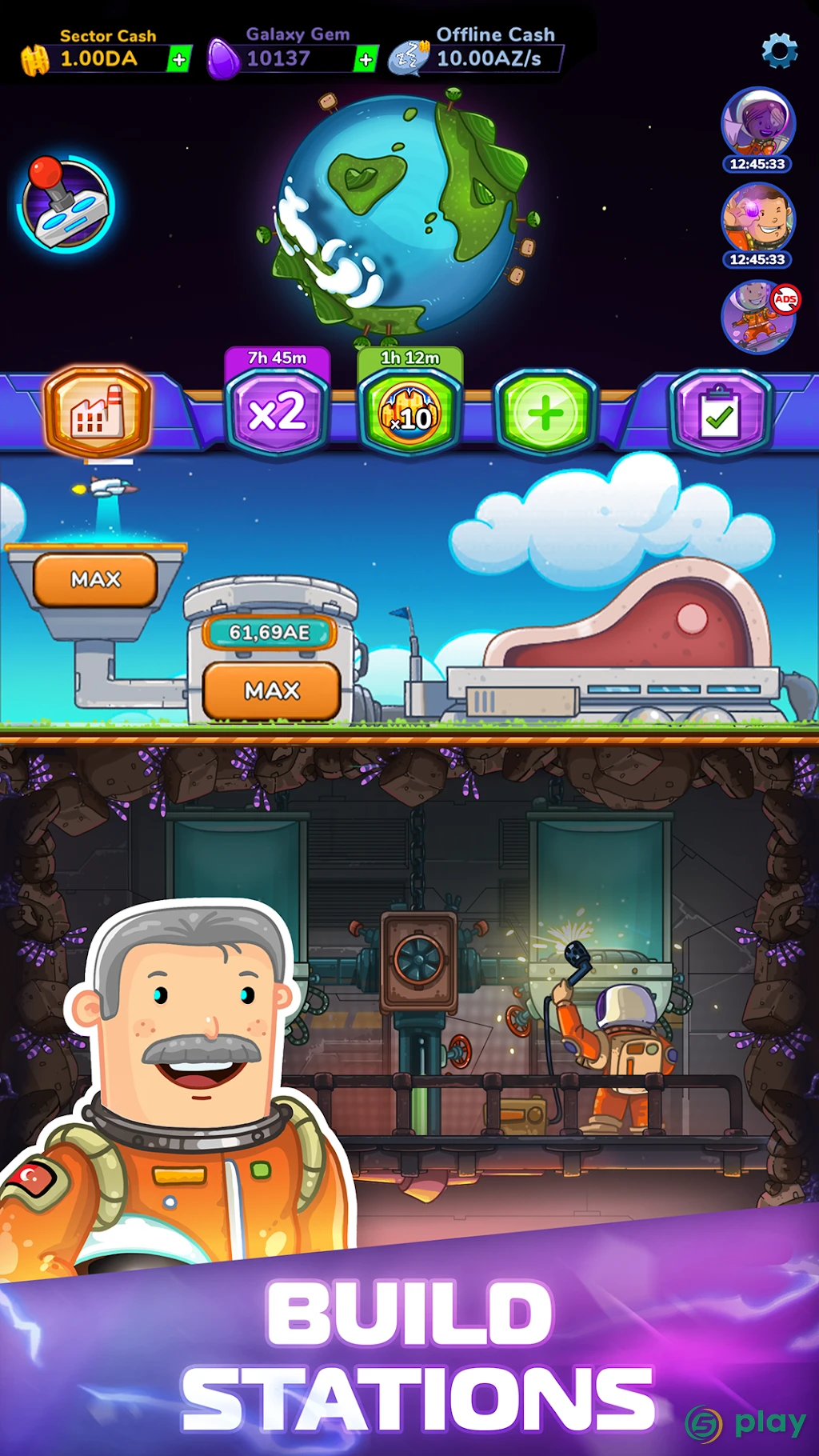 Endless Colonies: Idle Space Explorer — скриншот 7
