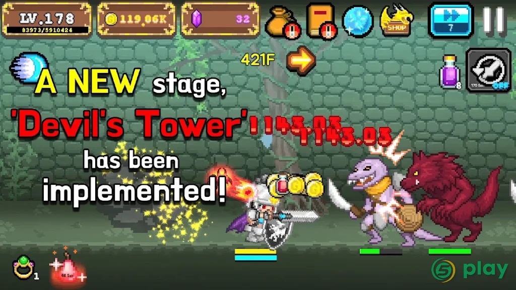 Tap Knight : Dragon's Attack — скриншот 1