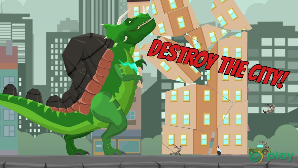 Hybrid Titan Rex: City Rampage — скриншот 2