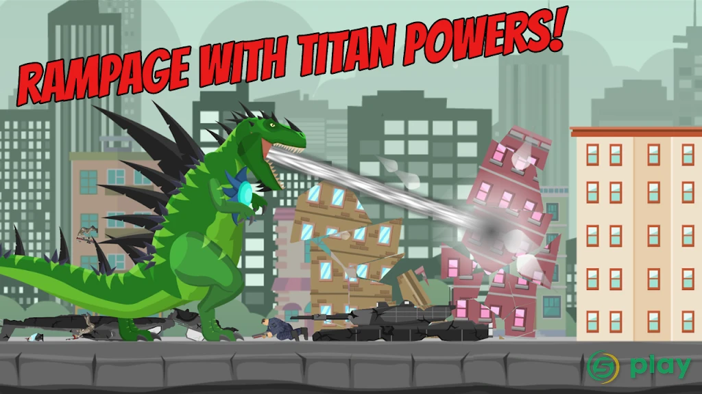 Hybrid Titan Rex: City Rampage — скриншот 4