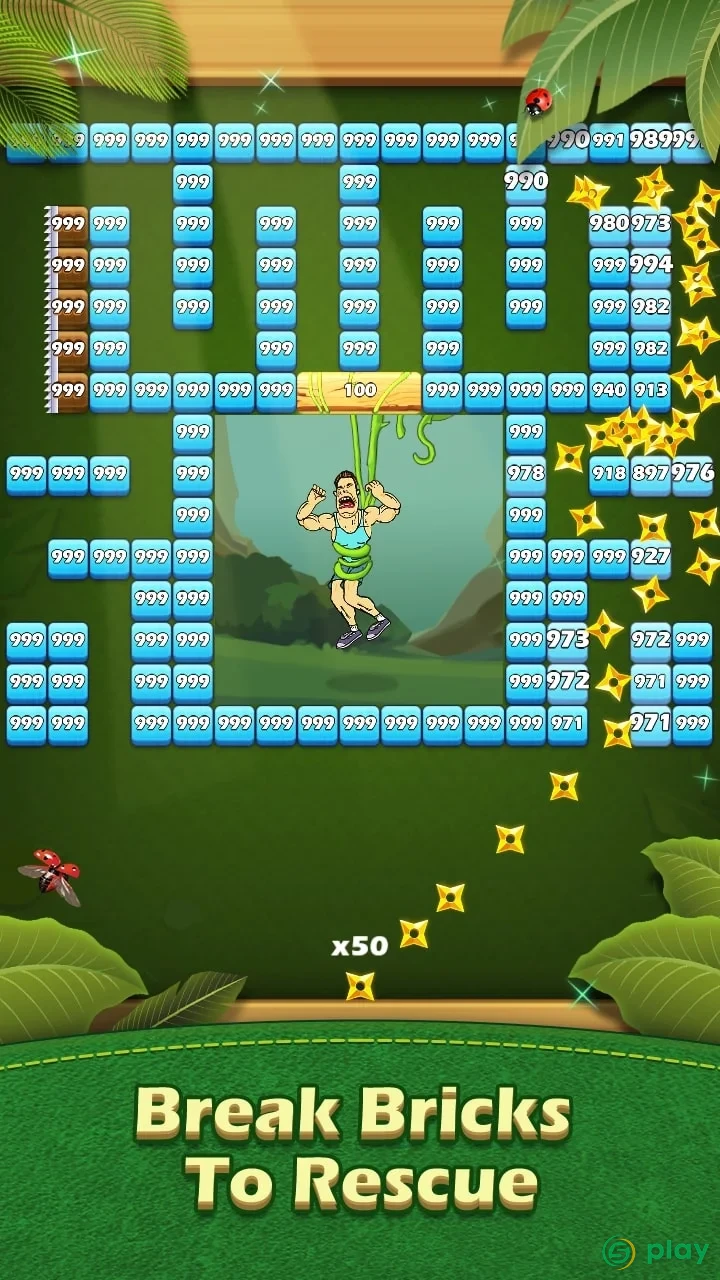 Breaker Fun разрушение кирпичей& спасательная игра — скриншот 3
