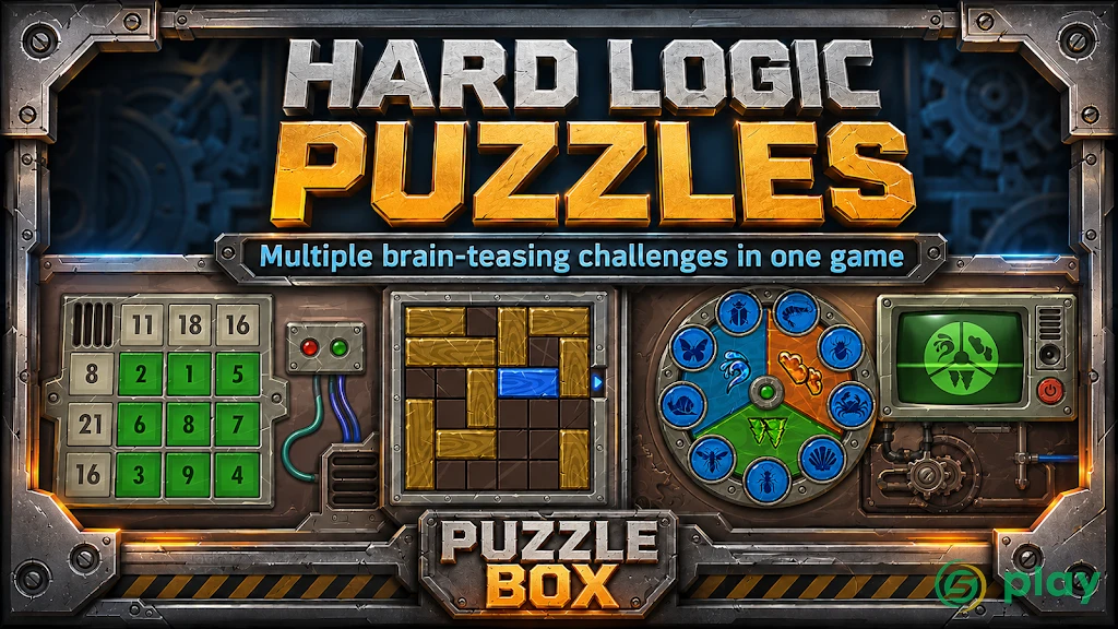 Metal Box ! Hard Logic Puzzle — скриншот 1