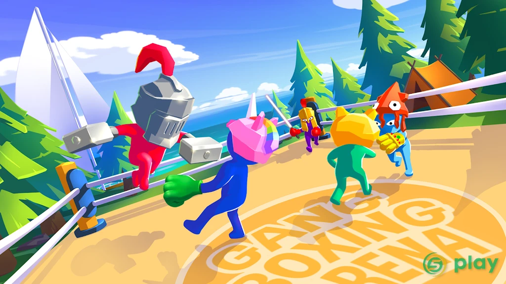 Gang Boxing Arena: Stickman 3D Fight — скриншот 1