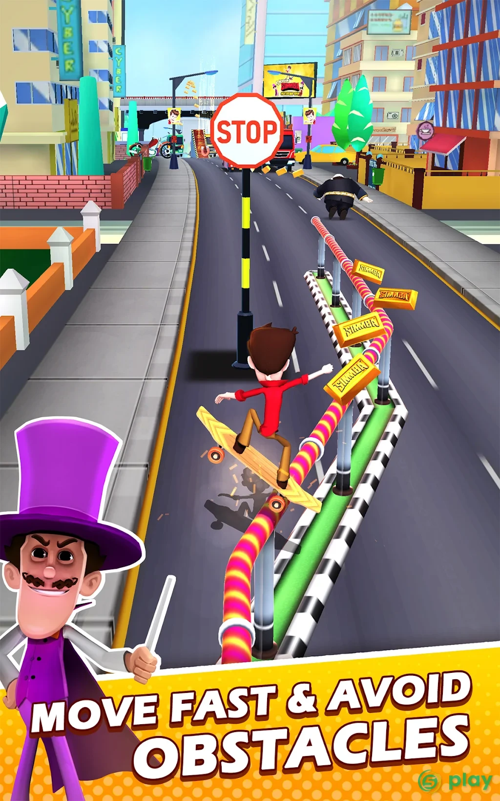 Smaashhing Simmba - Skateboard Rush — скриншот 11