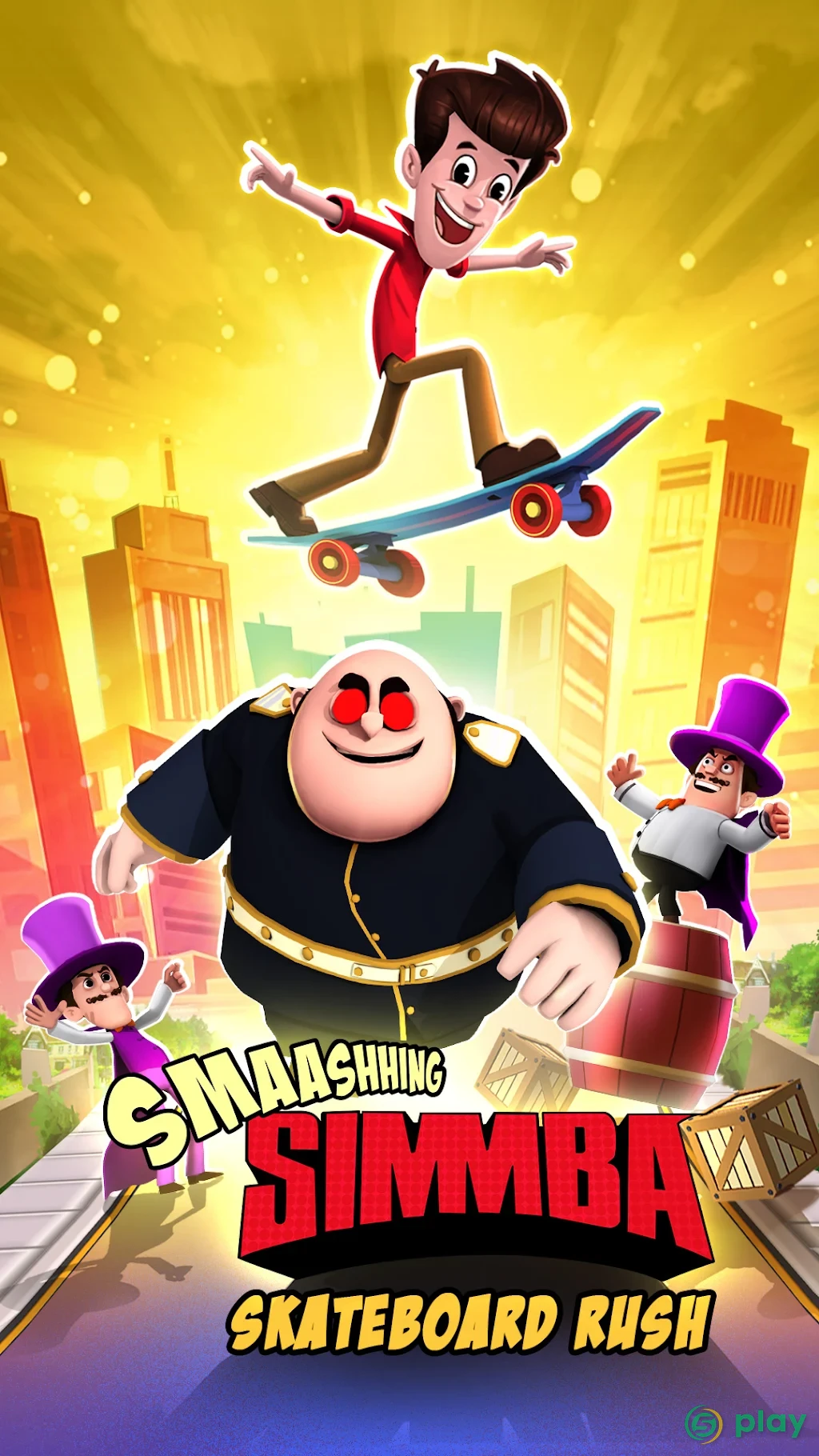 Smaashhing Simmba - Skateboard Rush — скриншот 1