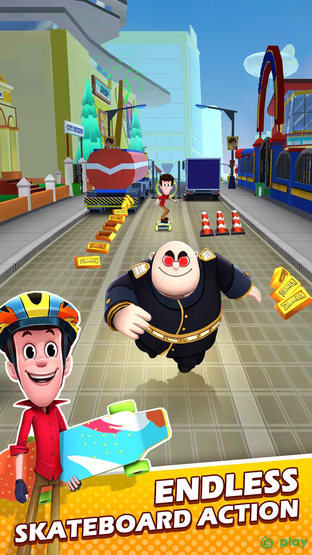 Smaashhing Simmba - Skateboard Rush — скриншот 2