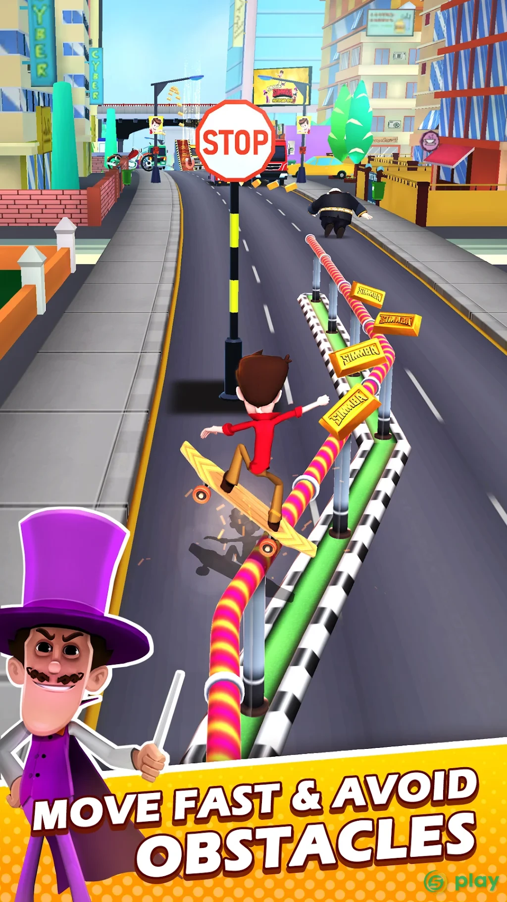 Smaashhing Simmba - Skateboard Rush — скриншот 3