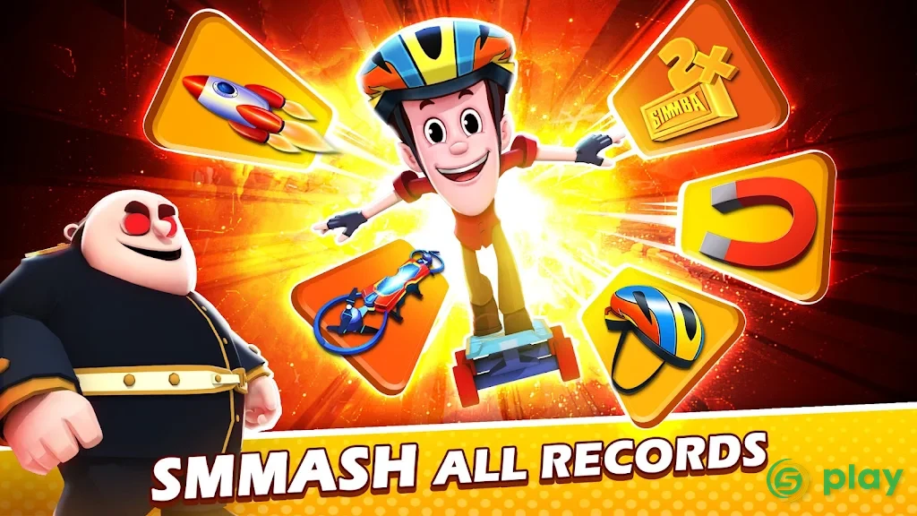 Smaashhing Simmba - Skateboard Rush — скриншот 6