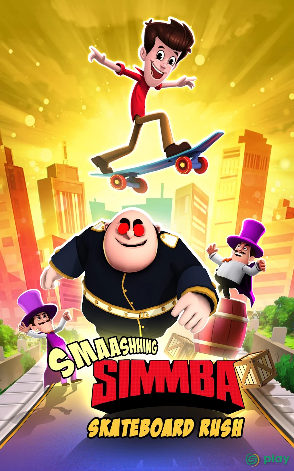 Smaashhing Simmba - Skateboard Rush — скриншот 9