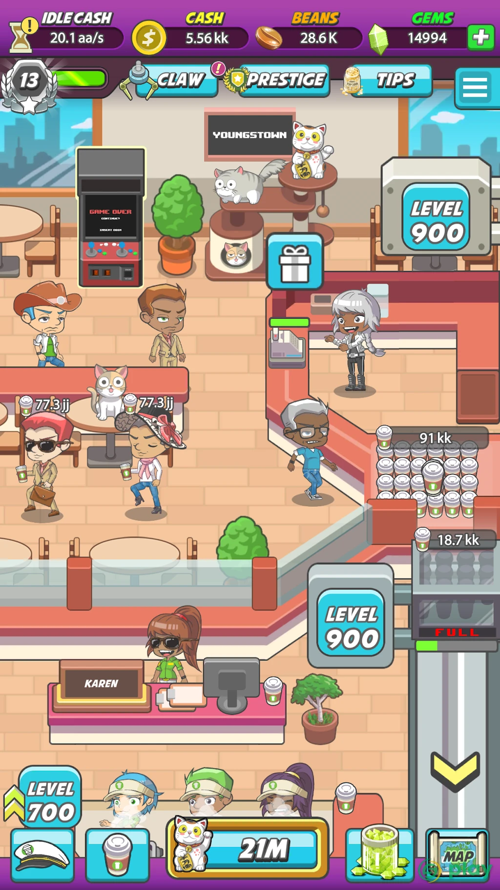 Coffee Craze - Idle Barista Tycoon — скриншот 1