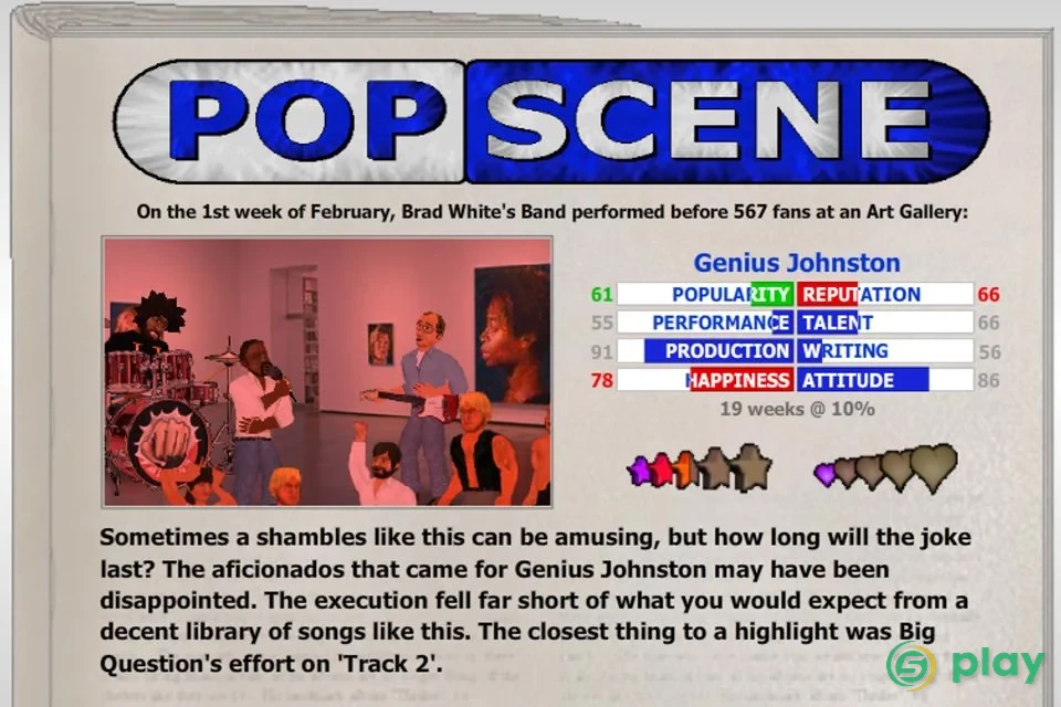 Popscene (Music Industry Sim) — скриншот 4