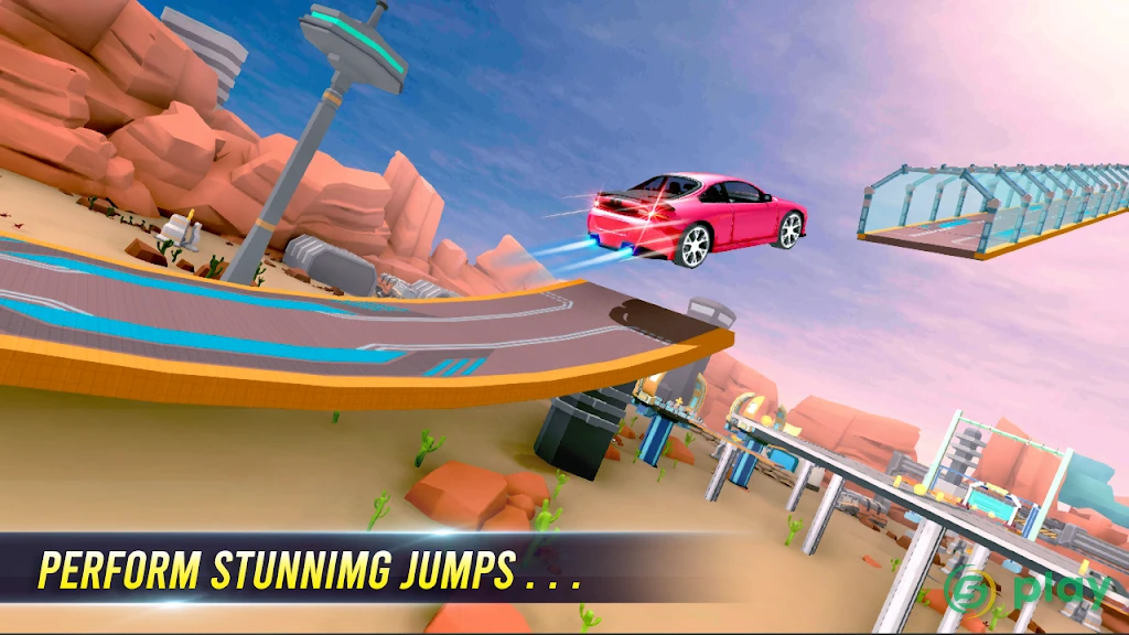 Мега рампы - Galaxy Racer — скриншот 1