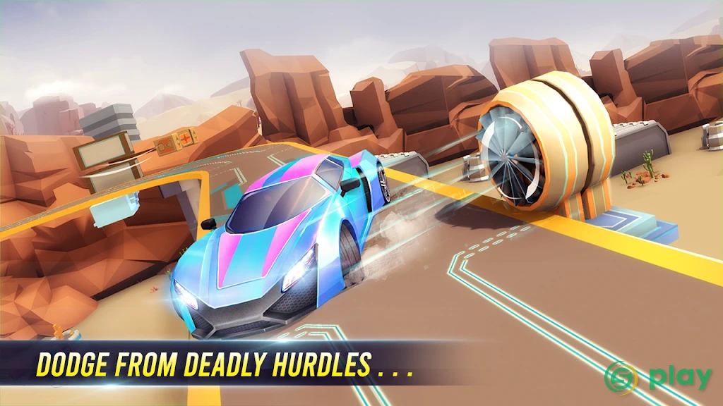 Мега рампы - Galaxy Racer — скриншот 3