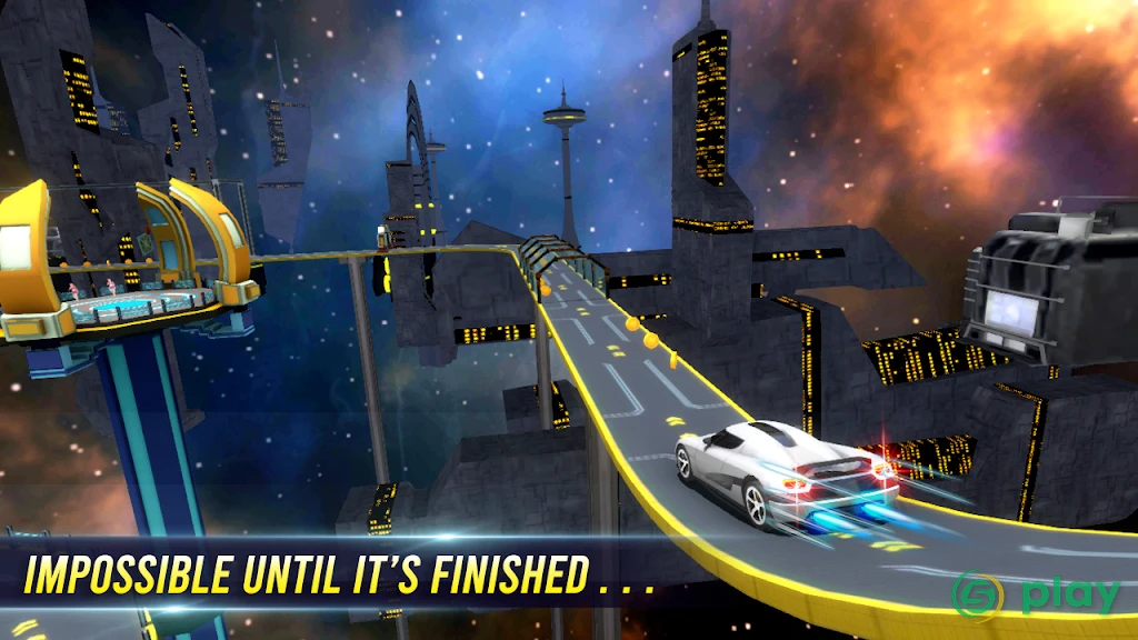 Мега рампы - Galaxy Racer — скриншот 5