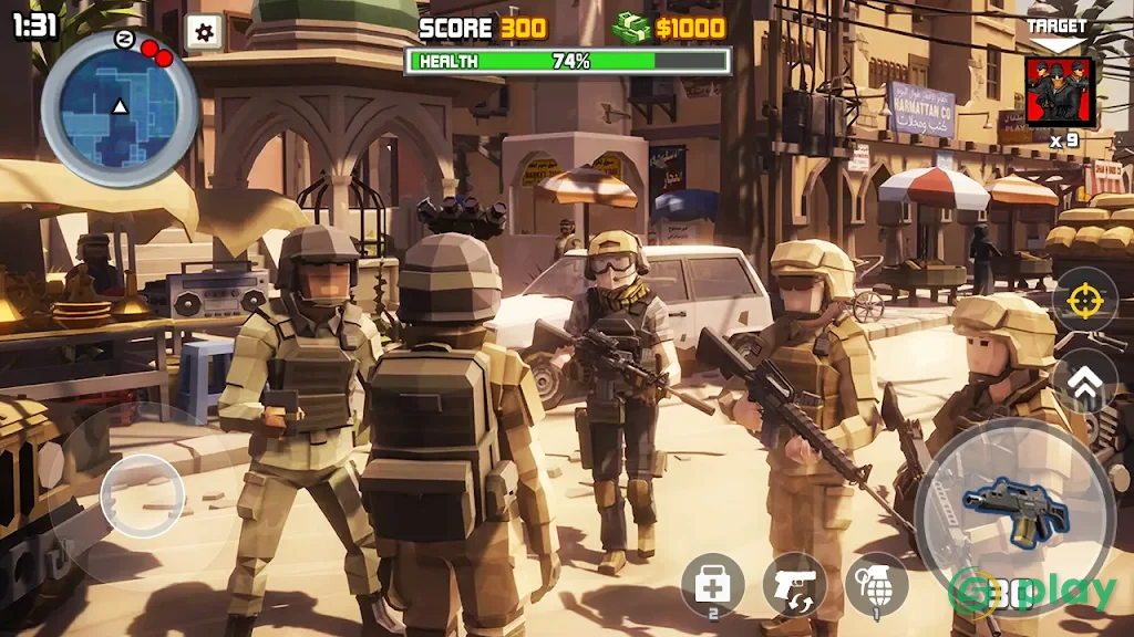Guns Battle Royale: Free Shooting Game- Pixel FPS — скриншот 4