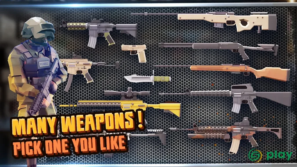 Guns Battle Royale: Free Shooting Game- Pixel FPS — скриншот 7