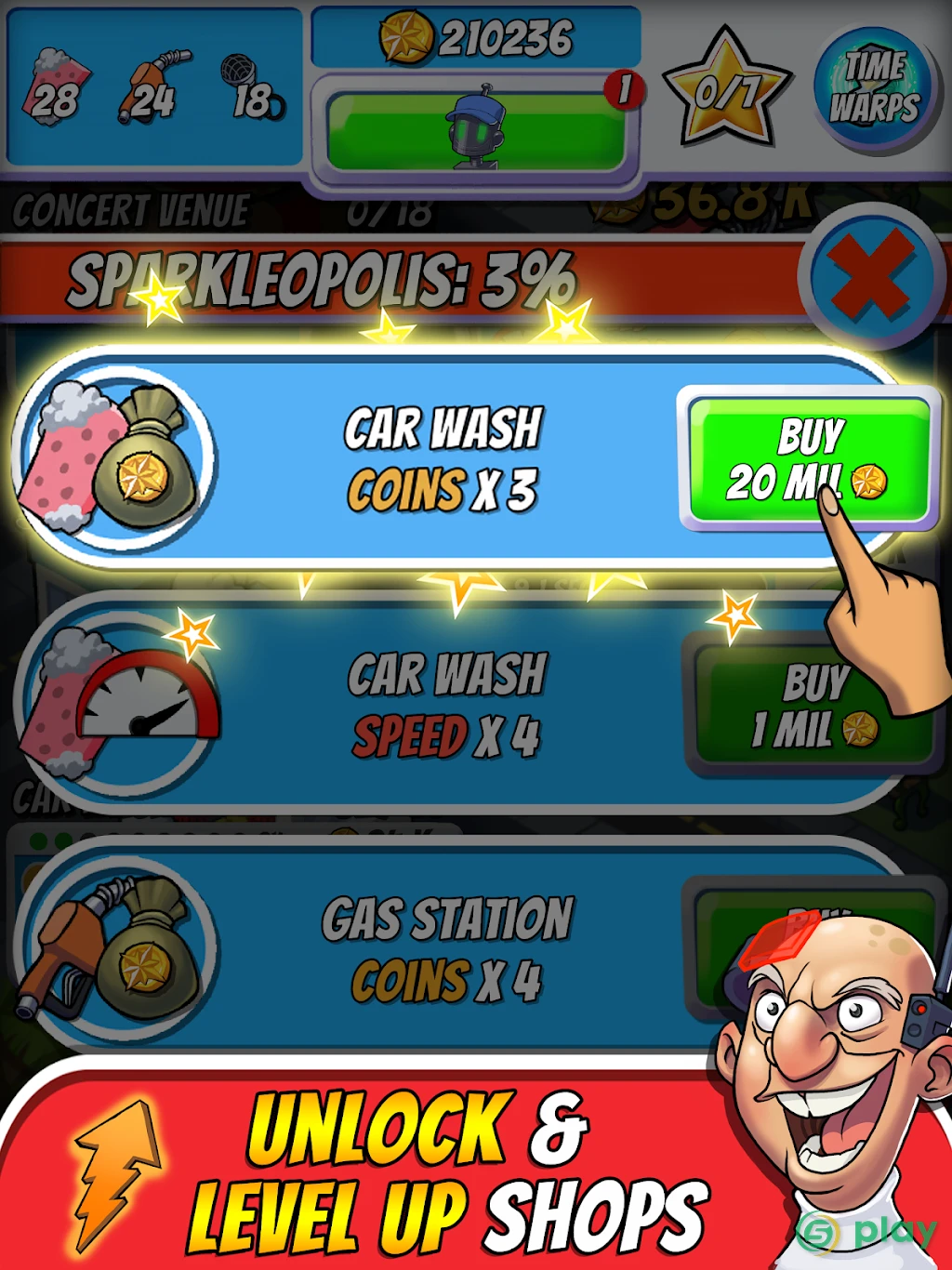 Tap Empire: Fun Idle Auto Clicker Incremental Game — скриншот 12