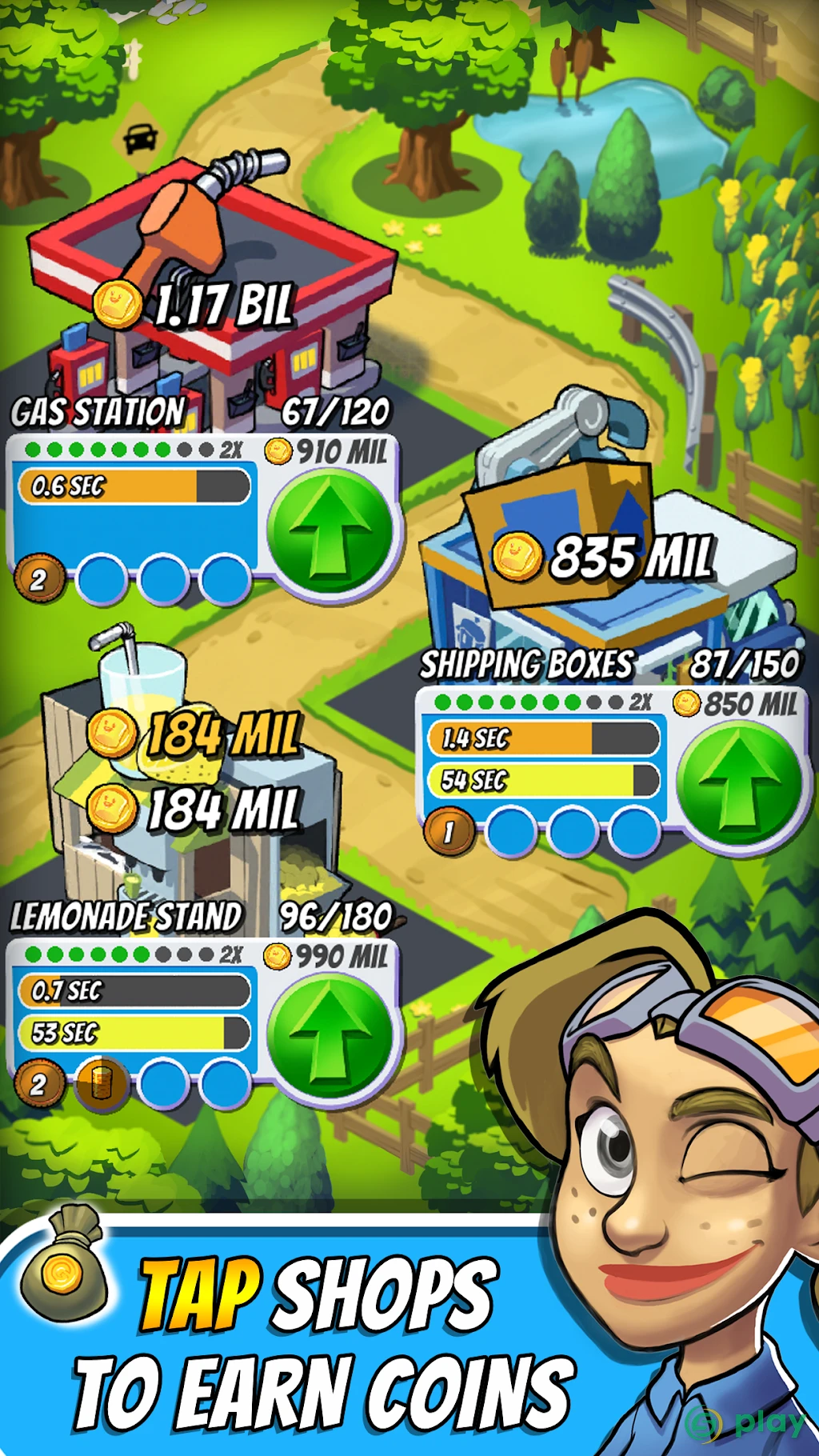 Tap Empire: Fun Idle Auto Clicker Incremental Game — скриншот 1