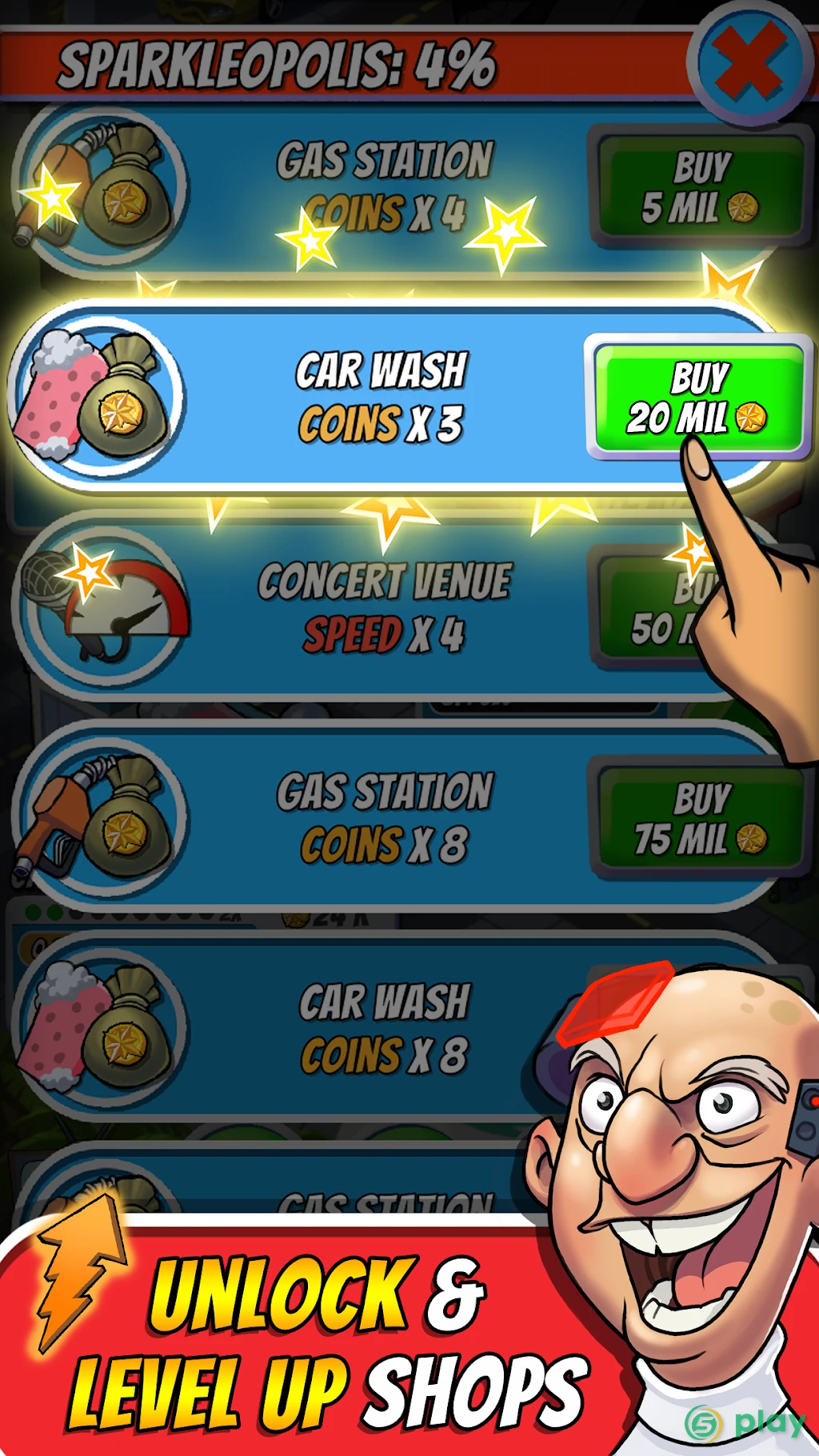Tap Empire: Fun Idle Auto Clicker Incremental Game — скриншот 4