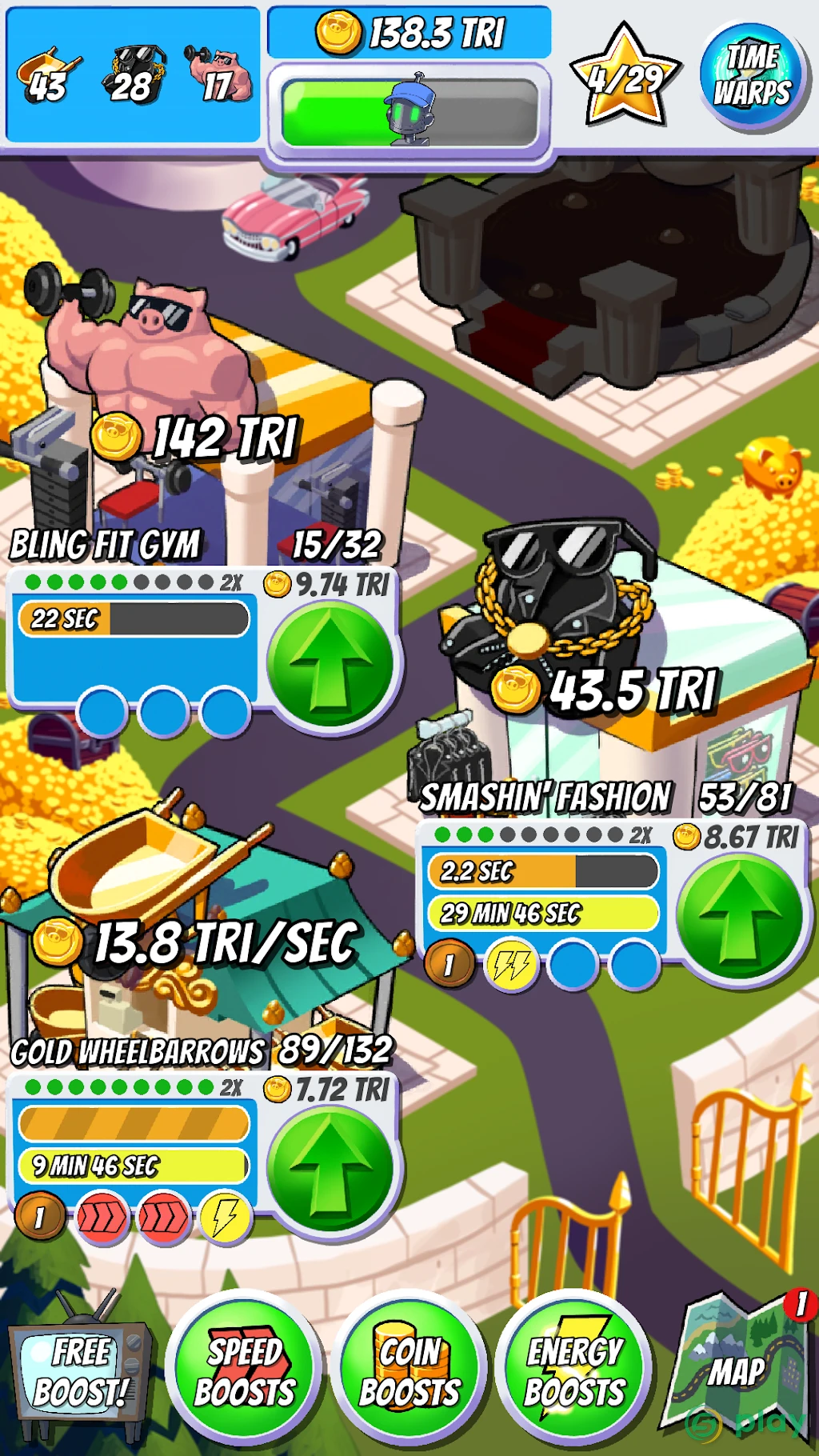 Tap Empire: Fun Idle Auto Clicker Incremental Game — скриншот 8