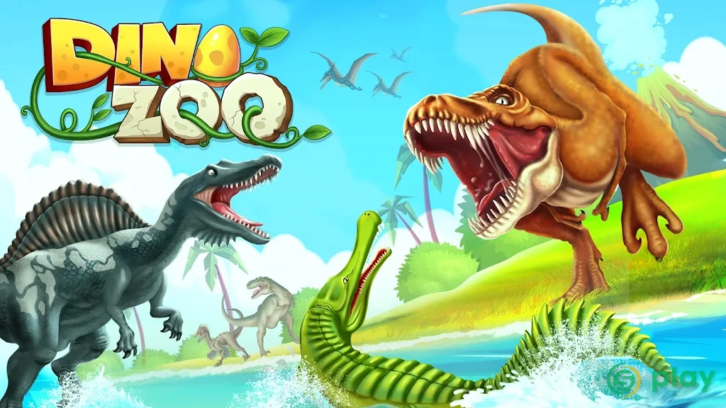 DINO WORLD - Jurassic dinosaur game — скриншот 1