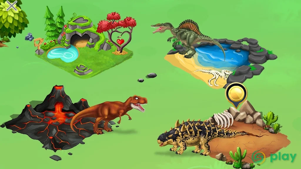 DINO WORLD - Jurassic dinosaur game — скриншот 2