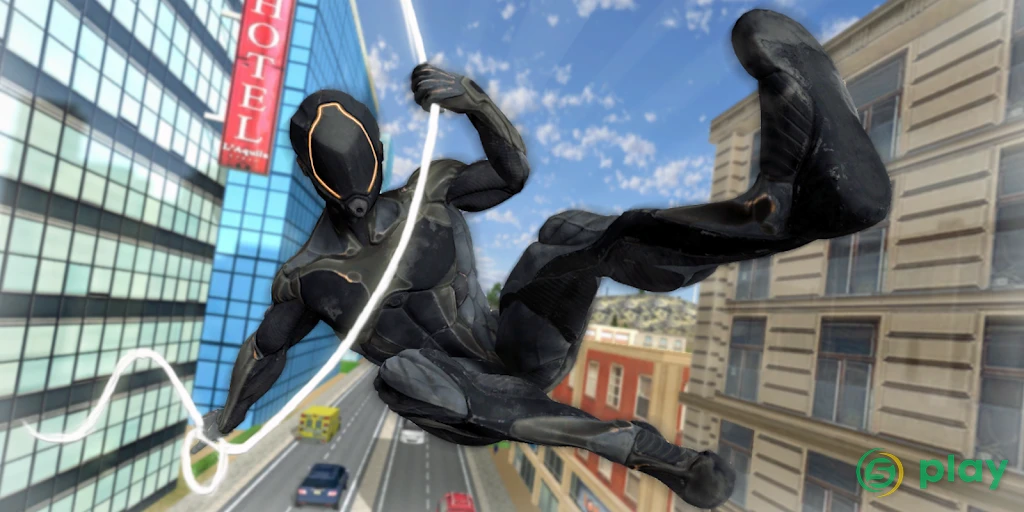 Super Hero Rope Crime City — скриншот 1