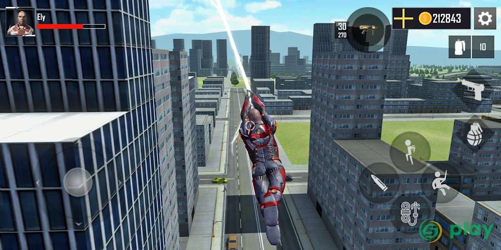 Super Hero Rope Crime City — скриншот 2