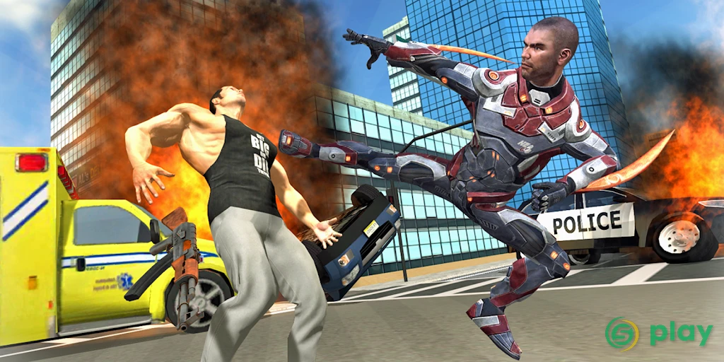 Super Hero Rope Crime City — скриншот 7