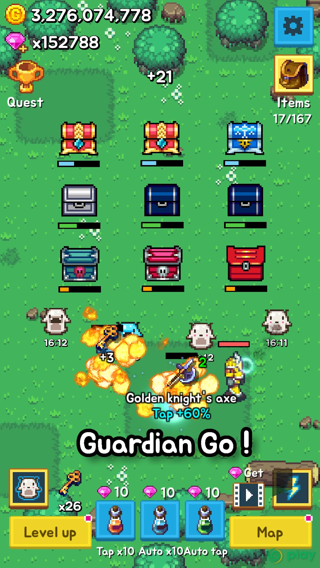 Tap Chest (Idle Clicker  Game) — скриншот 3