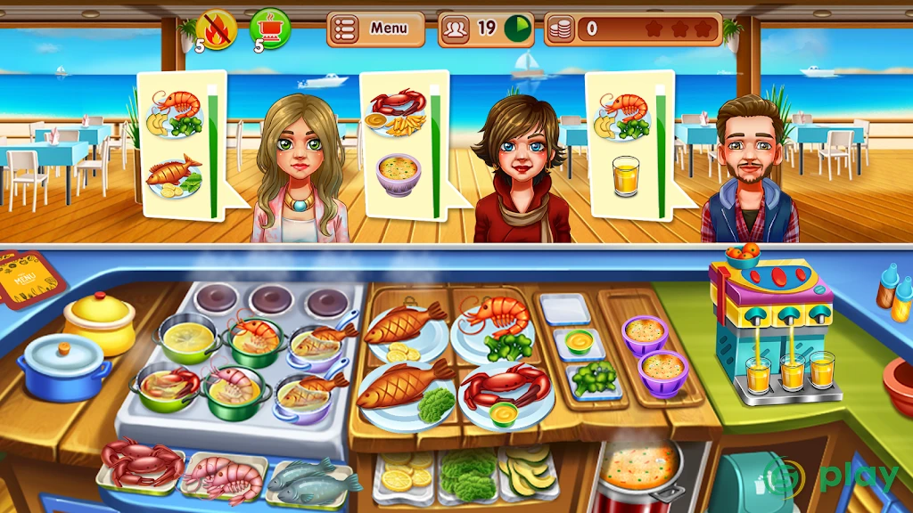 Кулинарный праздник: игра в ресторан для девочек — скриншот 10